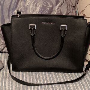 Michael Kors Black Satchel Bag